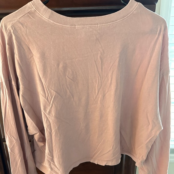 Amour Paris Long Sleeve Crop Tee - Picture 2 of 2